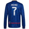 Virallinen Fanipaita Pitkähihainen Real Madrid Eden Hazard 7 Vieraspelipaita 2021-22 - Miesten